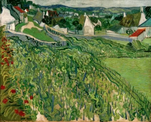 Weinberge mit Blick auf Auvers